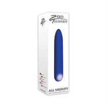 Zero Tolerance All Mighty Rechargeable Bullet Vibrator Blue