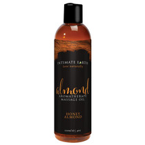 Intimate Earth Honey Almond Aromatherapy Massage Oil 4 oz.