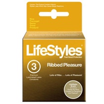 LifeStyles Ultra Ribbed Condoms (3 pack)