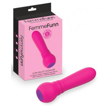 FemmeFunn Ultra Bullet Massager Rechargeable Silicone Vibrator Pink