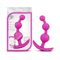 Blush Luxe Be Me 3 Silicone Anal Beads Plug Pink