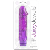 Pipedream Juicy Jewels Plum Pleaser Flexible Realistic Vibrator Purple