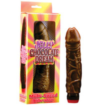 Pipedream Classix Jelly Chocolate Dream 8 in. Realistic Vibrating Dildo Brown