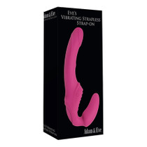 A&E Eve's Vibrating Strapless Strap On Dual Motors 9 Function USB Rechargeable Cord Included Silicone Waterproof