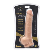 Si Ingite Real Harry Dildo With Balls and Suction Cup 8in Vanilla