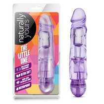 Blush Naturally Yours The Little One Realistic 6.7 in. Vibrating Dildo Purple