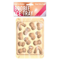 Boobie Ice Cube Tray Assorted Boobie Shapes (2 Pk) 26 Cubes