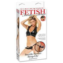 Pipedream Fetish Fantasy Series Posable Partner Strap-On With 7 in. Dildo Black
