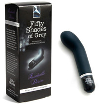 Fifty Shades of Grey Insatiable Desire Silicone Mini G-Spot Vibrator Black