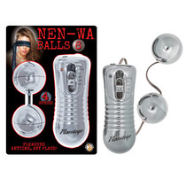 Nen Wa Balls 6 Multispeed Waterproof Vibrating Kegel Balls/Bullet (Silver)