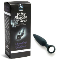 Fifty Shades of Grey Something Forbidden Silicone Butt Plug Black