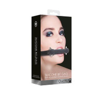 Ouch! Adjustable Silicone Bit Gag Black