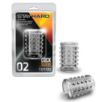 Blush Stay Hard Cock Sleeve 02 Penis Enhancer Clear