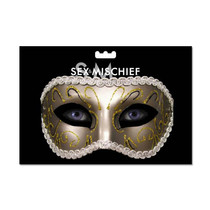 Sportsheets Sex & Mischief Masquerade Mask Gold