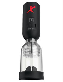 PDX Elite Tip Teazer Vibrating Suction Power Pump Clear/Black