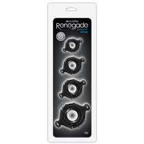 Renegade Vitality Rings 4-Pack Black