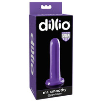 Pipedream Dillio Mr. Smoothy 5 in. Dildo With Suction Cup Purple