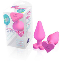 Blush Play with Me Naughty Candy Hearts 'Be Mine' Anal Plug Pink