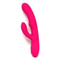 FemmeFunn Ultra Rabbit Rechargeable Silicone Dual Stimulation Vibrator Pink