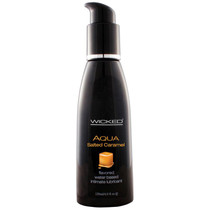 Wicked Aqua Salted Caramel Water-Based Lubricant 4 oz.