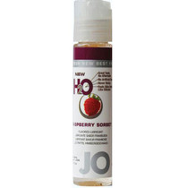 JO H2O Raspberry Sorbet Flavored Water-Based Lubricant 1 oz.