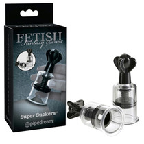 Pipedream Fetish Fantasy Series Limited Edition Super Suckers Clear/Black