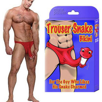 Trouser Snake Bikini Red