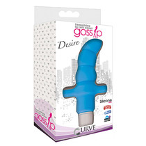 Curve Toys Gossip Desire Waterproof Silicone Anal Vibrator Azure