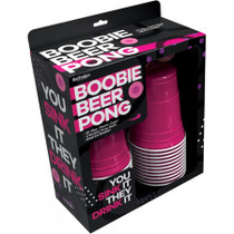 Boobie Beer Pong Boxed Set With Cups & Boobie Balls