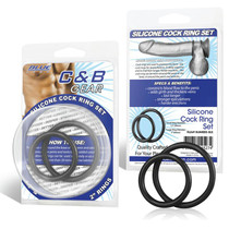 C & B Gear Silicone Cock Ring Set - 47734
