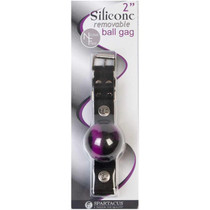 Spartacus Silicone Removable Ball Gag 2in. (Swirl)