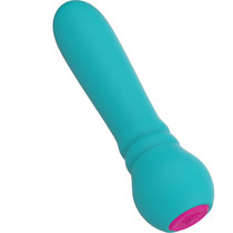 FemmeFunn Ultra Bullet Massager Rechargeable Silicone Vibrator Turquoise