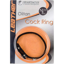 Spartacus Leather Oiltan Cock Ring (Black)