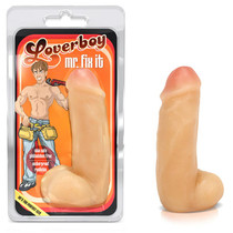 Blush Loverboy Mr. Fix It Realistic 7 in. Dildo with Balls & Suction Cup Beige