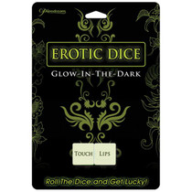 Pipedream Erotic Dice Glow In The Dark - 35566
