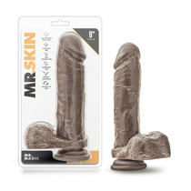 Dr. Skin - Mr. Magic - 9in Dildo with Suction Cup - Chocolate