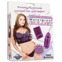 Pipedream Remote-Controlled Waterproof Bullet Vibrator Purple