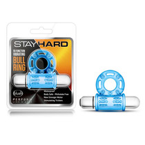 Blush Stay Hard 10 Function Vibrating Bull Ring Clear