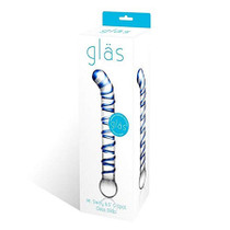 Glas Mr.  Swirly 6.5" G-Spot Glass Dildo