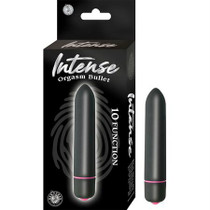 Intense Orgasm Bullet 10 Function Waterproof  Black