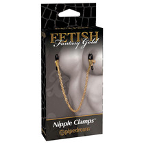 Fetish Fantasy Gold - Nipple Chain Clamps