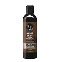 Earthly Body Hemp Seed Massage Oil Skinny Dip 8 oz.