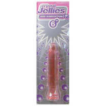 Crystal Jellies - Anal Starter Pink 6in