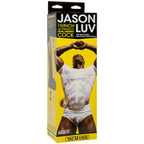 Jason Luv 10in ULTRASKYN Cock with Removable Vac-U-Lock Suction Cup Chocolate