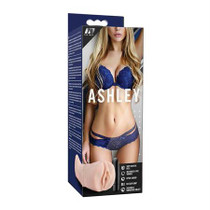 Blush M for Men Ashley Vagina Stroker with Bullet Vibrator Beige