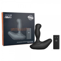 Nexus REVO STEALTH Remote Control Rotating Prostate Massager - Black - 71013
