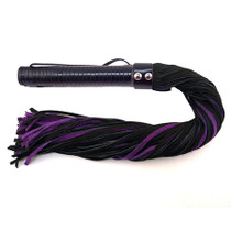 Rouge Flogger Suede w/Leather Handle Black w/Purple
