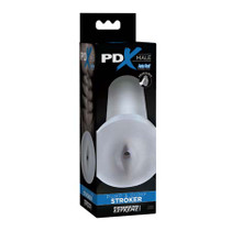 PDX Male Pump & Dump Squeezable Anal Stroker Clear