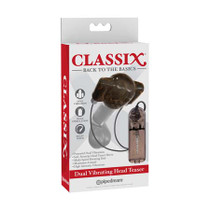 Classix Dual Vibrating Head Teaser (Black/Smoke)