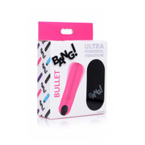 Vibrating Bullet w/ Remote Control - Pink